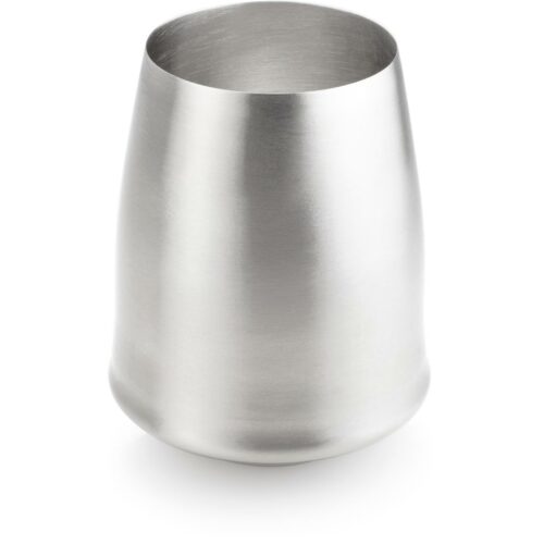 GSI Outdoors Glacier Weinglas, stiellos, 350ml, silber