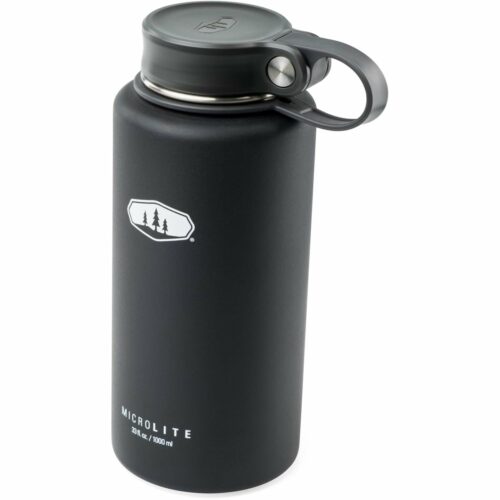GSI Outdoors Microlite 1000 Twist Thermosflasche, 1L, schwarz