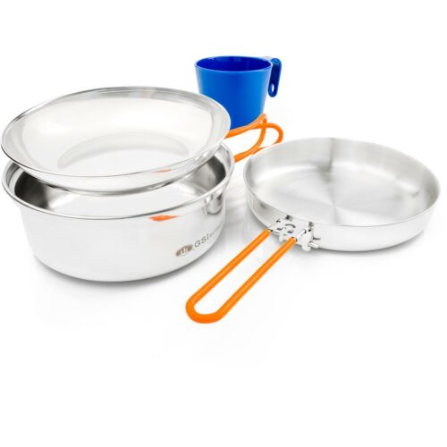 GSI Outdoors Glacier Kochset, Edelstahl, 1-Person