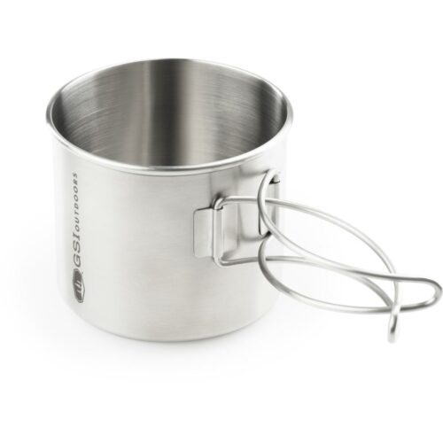 GSI Outdoors Glacier 2-in-1 Topf, Edelstahl, 600ml