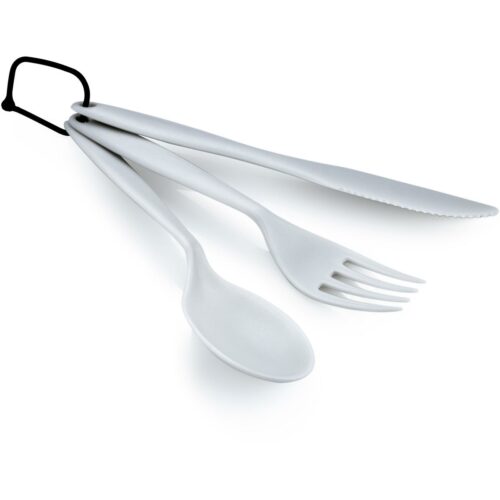 GSI Outdoors Tekk Besteckset mit Ring, 3-teilig, weiß