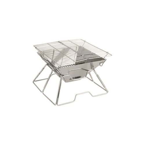 Robens Wayne Holzkohlegrill, 34,5x35x25,7cm, Stahl, silber