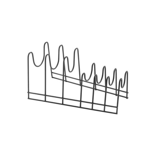 Metaltex Lido Lava Topfdeckelhalter, schwarz
