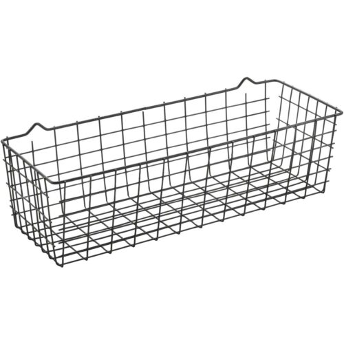 Metaltex Koala Lava Allzweckkorb, 33x12x10cm, schwarz