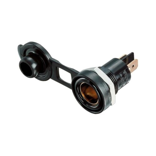 Pro Car Einbausteckdose, Flachsteckeranschluss, 12/24V