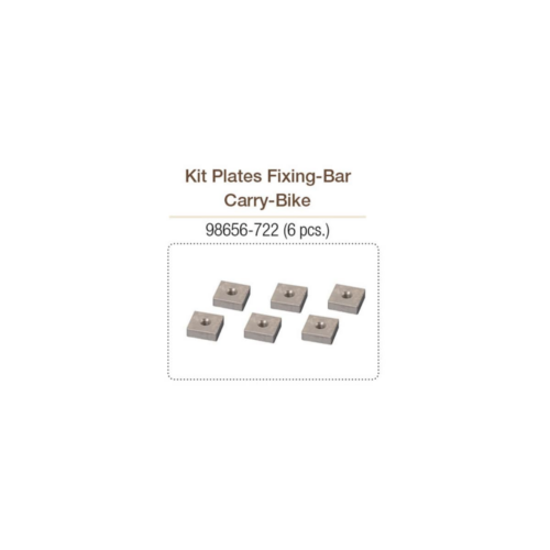 Plättchen Kit Fixing-Bar, 6 Stück- Fiamma Ersatzteil Nr. 98656-722 - passend zu Carry-Bike