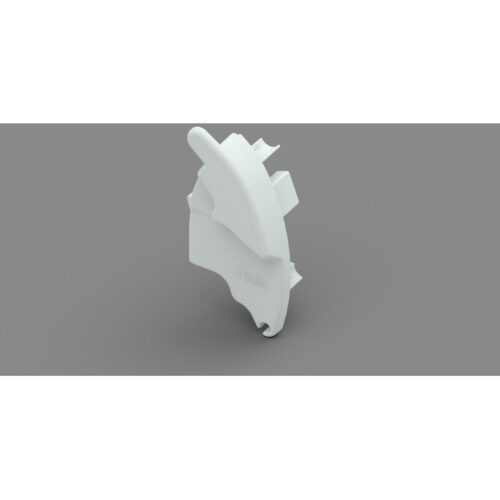 Linker Frontblendenverschluss, weiß - Fiamma Ersatzteil Nr. 98665-02- - passend zu F65L