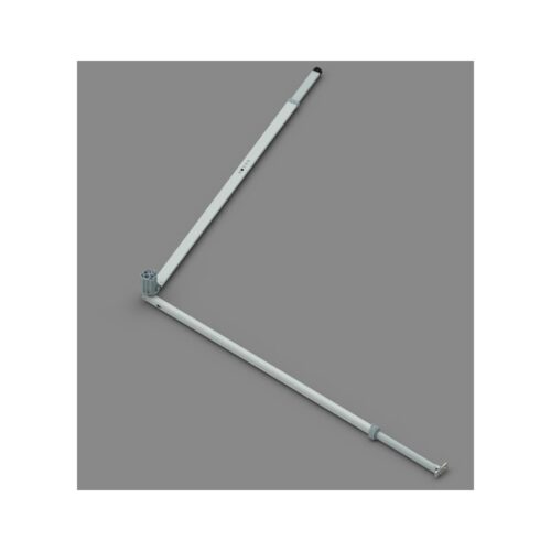 Linke Spannstütze + Fuß - Fiamma Ersatzteil Nr. 98670F01- - passend zu CaravanStore ZIP XL