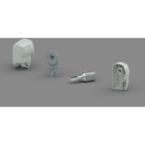 Transformationssatz rechts nach links, weiß - Fiamma Ersatzteil Nr. 98655-645 - passend zu F45s