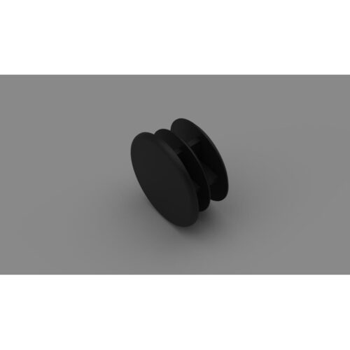 Gerippte Rohrabdeckung schwarz - Fiamma Ersatzteil Nr. 98656-955 - passend zu Deluxe DJ/DJ H3/ Sprinter/VW T6/T5 Pro