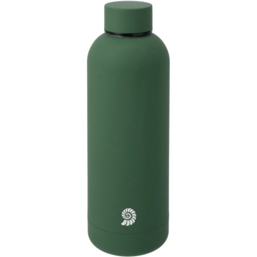 Origin Outdoors Soft-Touch Isolierflasche, Edelstahl, 0,5L, oliv