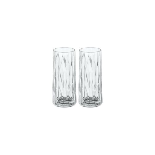 Koziol Club Superglas, No.3 Longdrinkglas, 250ml, 2er Set
