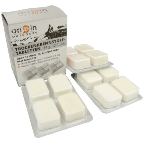 Origin Outdoors Trockenbrennstofftabletten, 12x14g