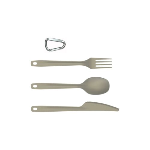 Origin Outdoors Besteckset, Titan, 3-teilig