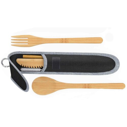 Origin Outdoors Besteckset, Bambus, 7-teilig