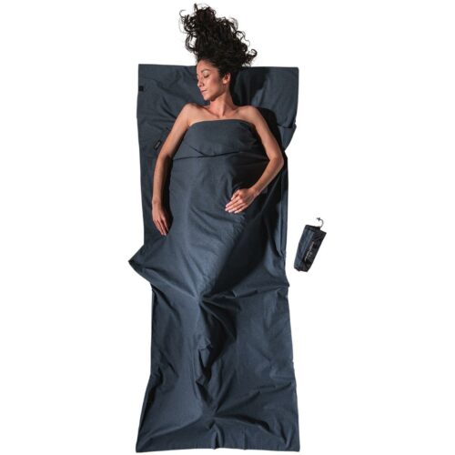 Cocoon TravelSheet Reiseschlafsack, Baumwolle, 220x90cm, heather grey