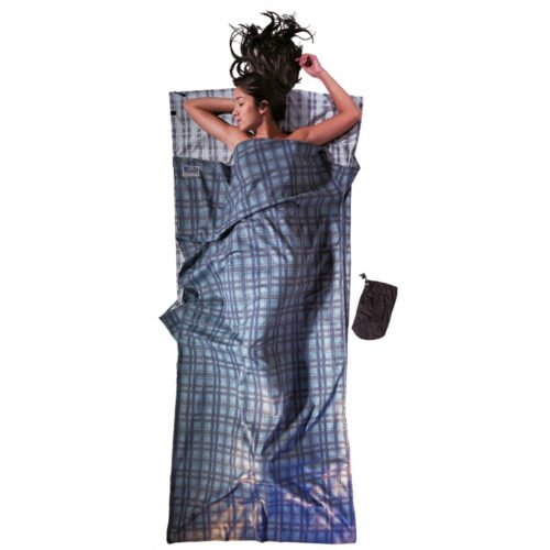 Cocoon TravelSheet Reiseschlafsack, 220x90cm, Flanell, forest