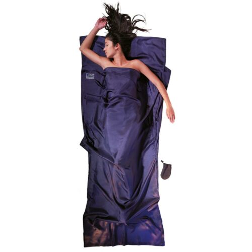 Cocoon TravelSheet Reiseschlafsack, 220x90cm, Ripstop Seide, tuareg