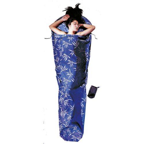 Cocoon MummyLiner Innenschlafsack, 241cm, Baumwolle, leaves
