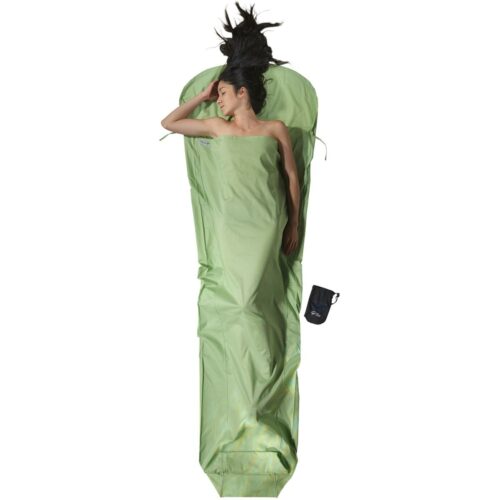 Cocoon MummyLiner Innenschlafsack, 241cm, Bio Baumwolle, forest shade