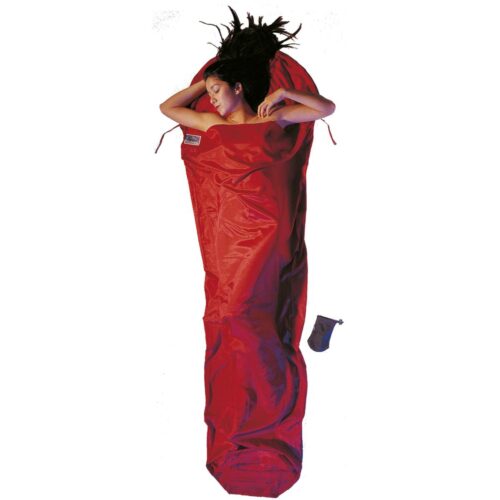 Cocoon MummyLiner Innenschlafsack, 241cm, Seide/ägypt. Baumwolle, rot