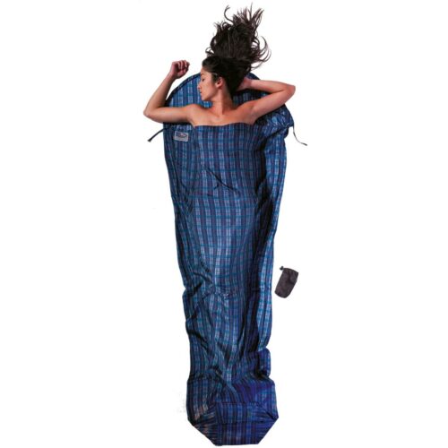 Cocoon MummyLiner Innenschlafsack, 241cm, Seide, checked silk
