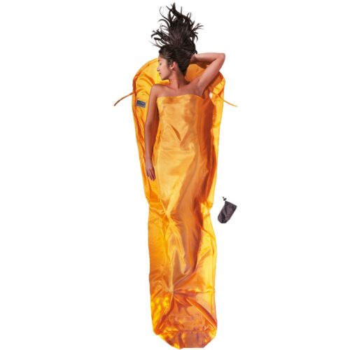 Cocoon MummyLiner Innenschlafsack, 241cm, Seide, orange
