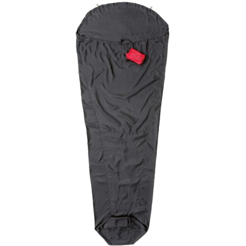 Cocoon MummyLiner Innenschlafsack, Seide Ripstop Expedition, 215cm, schwarz