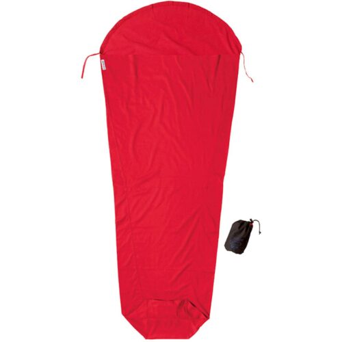 Cocoon MummyLiner Innenschlafsack, 210cm, Baumwolle, rot