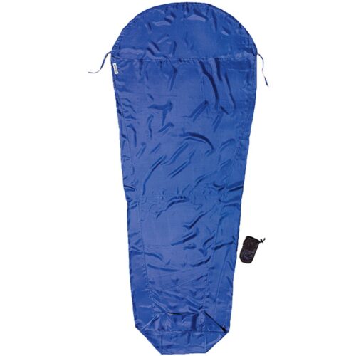Cocoon MummyLiner Innenschlafsack, 210cm, Seide, ultramarine blau