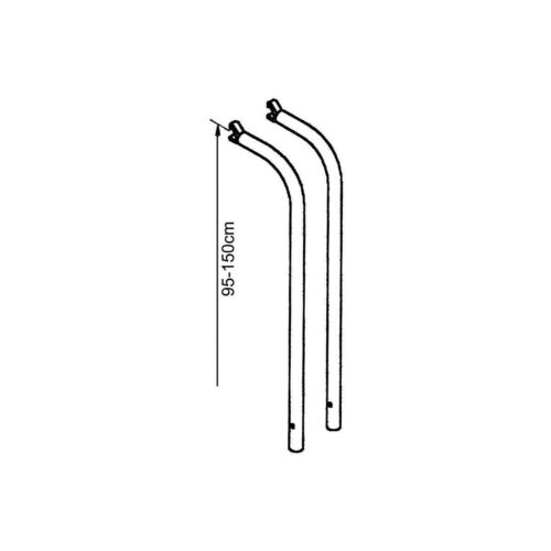 Thule Verlängerungsset für Lift V16 Fahrradträger, 95-150cm