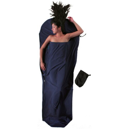 Cocoon MummyLiner Sommerschlafsack, Microfleece, 220cm, rechts, twilight