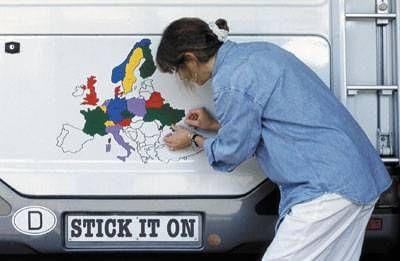 Europa-Aufkleber-Set