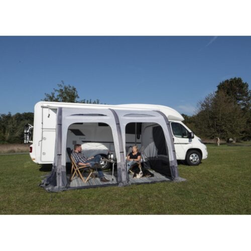 Reimo Marina High Air Reisemobil-Luftvorzelt, 330x300cm, hell/dunkelgrau