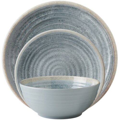 Sundream Mirage Geschirrset, grau, 12-teilig