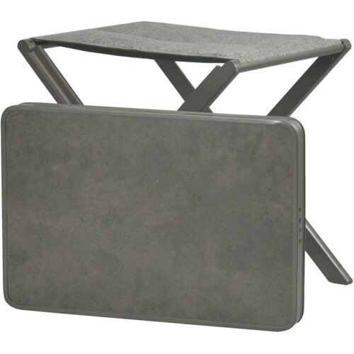 Westfield Dynamic & Top Campinghocker mit Tischplatte, sunbrella grey