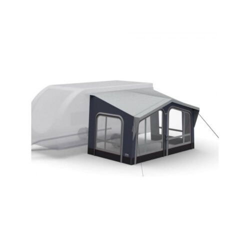 Vango Riviera Air aufblasbares Vorzelt, 390 Elements All Season, 390x275cm, grau