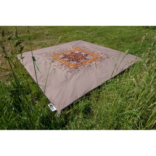 Bent Zip Carpet verbindbarer Teppich, 250x250cm, Afrika Design