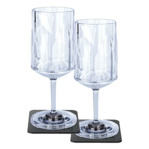 silwy Magnet Weinglas, Kunststoff, 2er Set, 200ml