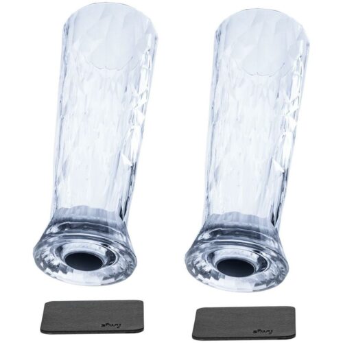 silwy Magnet Bierglas, Kunststoff, 2er Set, 500ml