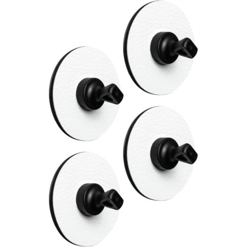 silwy Flex Magnet-Pins, inkl. Metall-Nano-Gel-Pads, weiß/schwarz