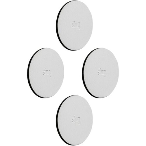 silwy Metall-Nano-Gel-Pads, 4st, 5cm, weiß