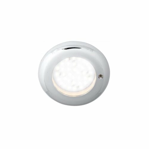 Frilight Nova Einbauspot, Mattsilber, mit Schalter, 12V, 1,2W, 140lm