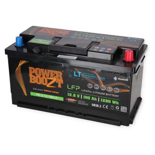 Powerboozt 100Ah L5 DIN LT, Lithium Batterie, 12,8V, 100Ah