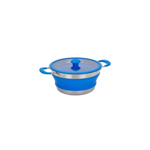 Indigo Topf, faltbar, 4L, blau