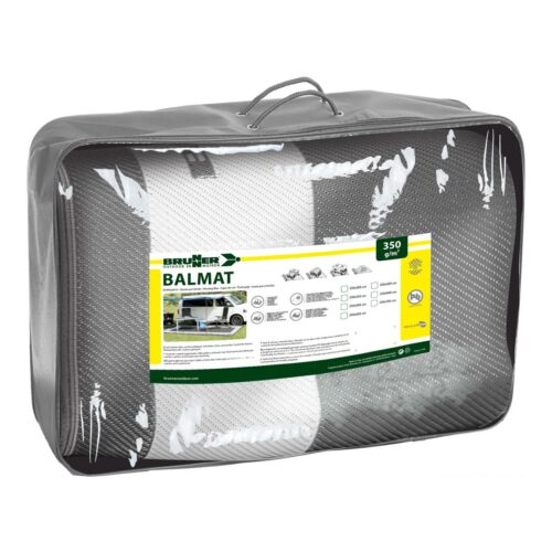 Brunner Balmat Zeltteppich, 300x350cm, grau/weiß