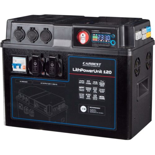 Carbest PPS2500 Multifunktionale Powerstation, 120Ah