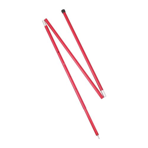 MSR Zeltstangen, faltbar, rot, 120-140cm