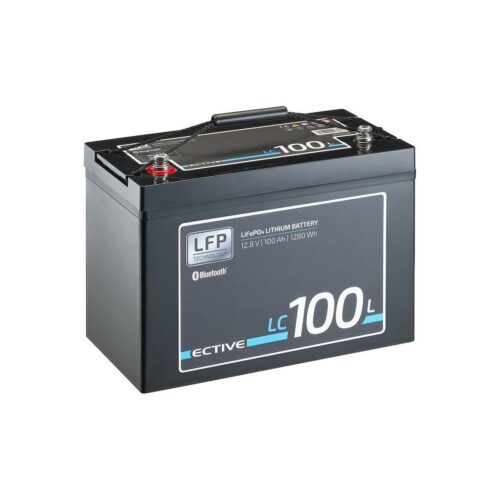 ECTIVE BT 12V LiFePO4 Lithium, LC 100L, Versorgungsbatterie, 100 Ah