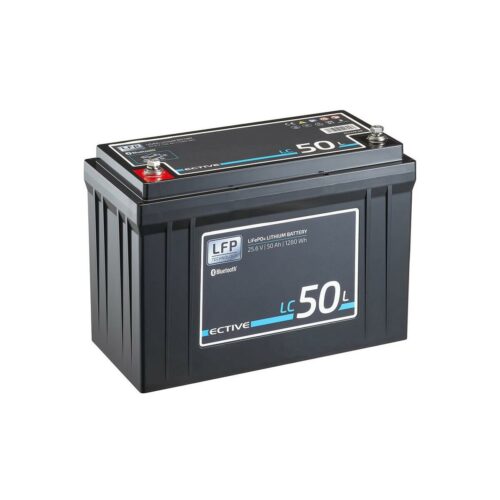 ECTIVE BT 24V LiFePO4 Lithium, LC 50L, Versorgungsbatterie, 50 Ah